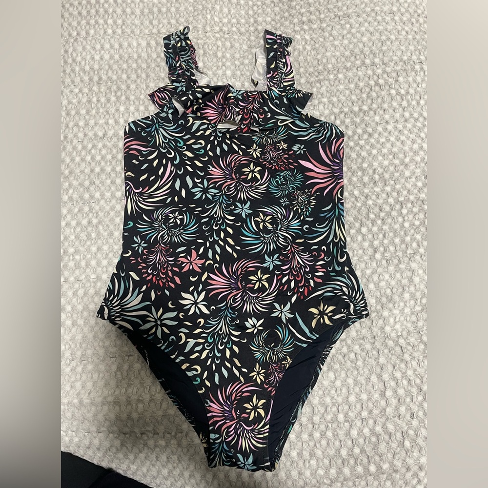 Vilebrequin girls one piece swimsuit evening birds
